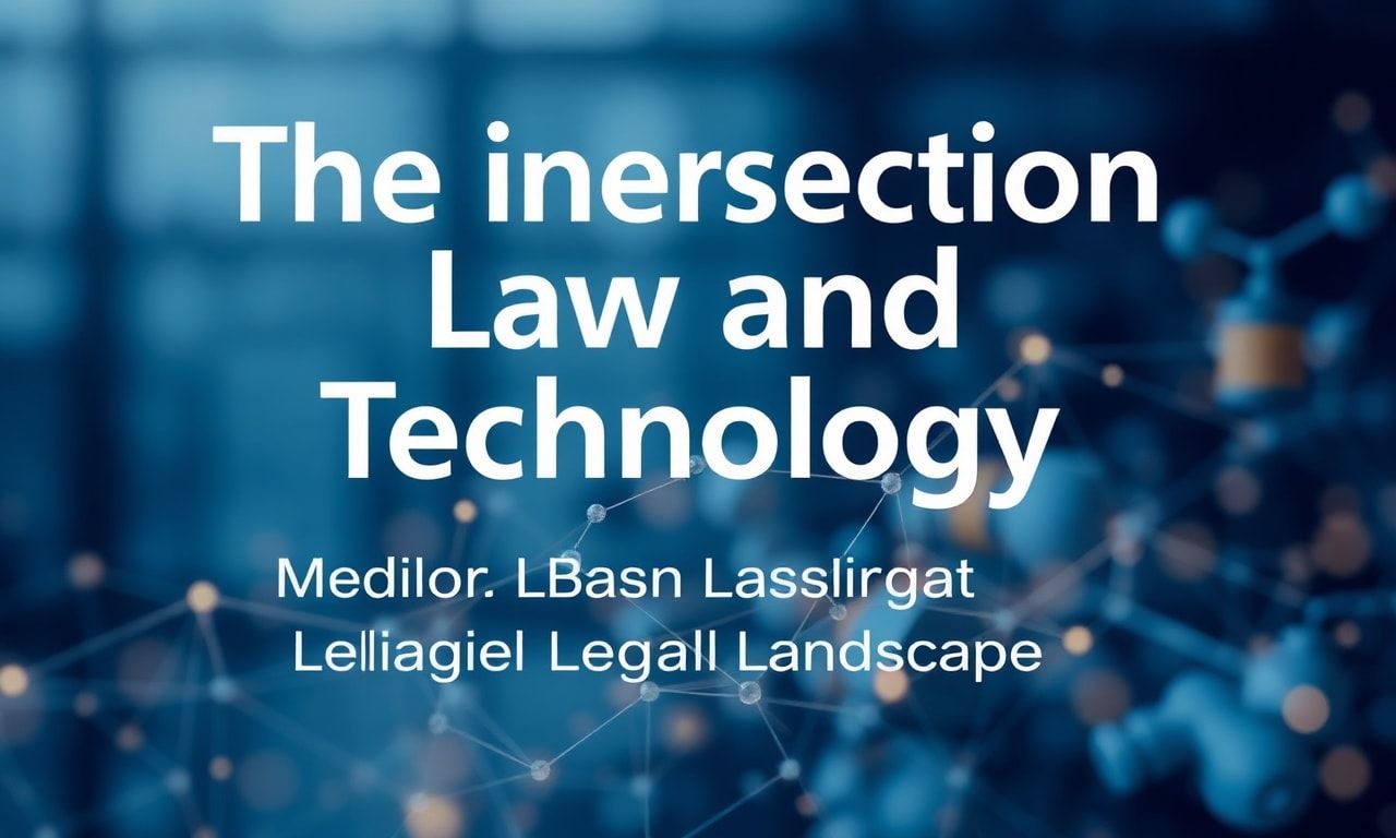 The Intersection of Law and Technology: Navigating the Digital Legal Landscape