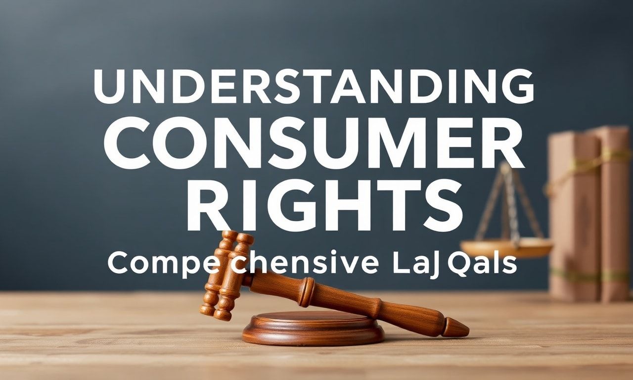 Understanding Consumer Rights: A Comprehensive Legal Guide