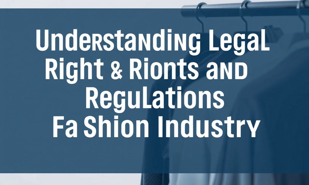 Understanding Legal Rights and Regulations in the Fashion Industry