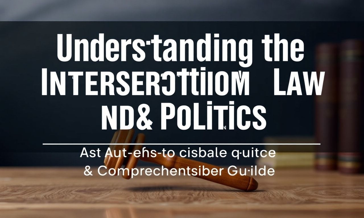 Understanding the Intersection of Law and Politics: A Comprehensive Guide