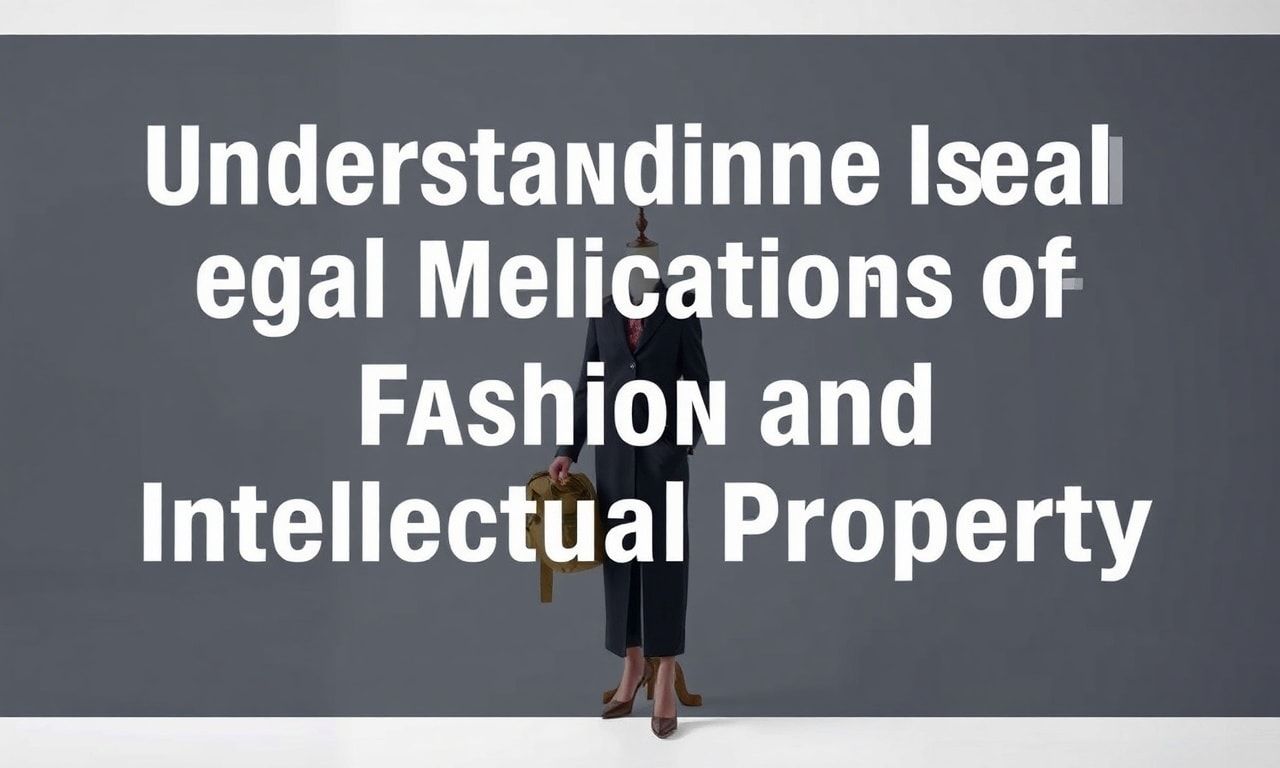 Understanding the Legal Implications of Fashion and Intellectual Property