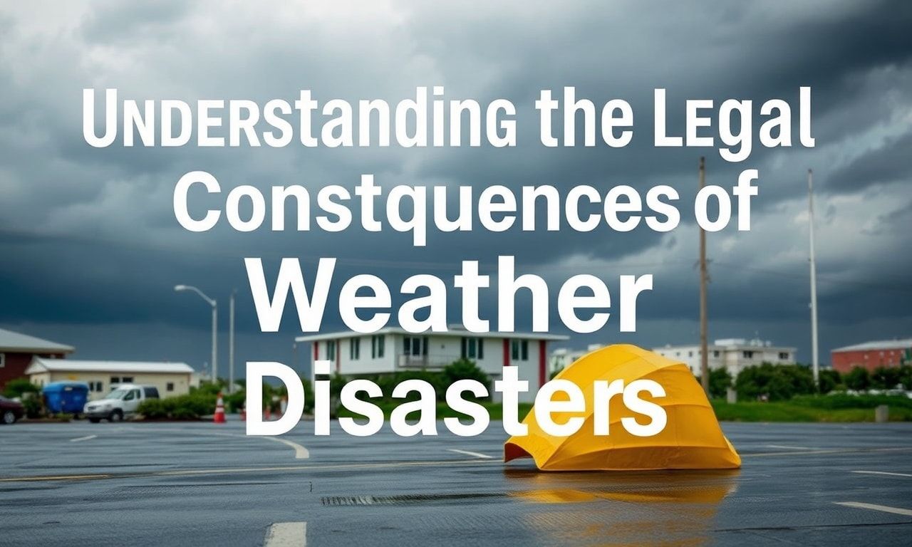 Understanding the Legal Implications of Weather-Related Disasters