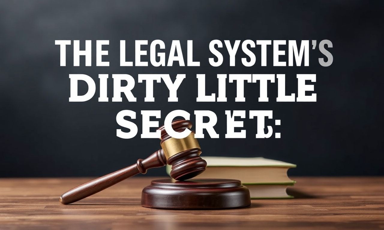 The Legal System's Dirty Little Secret: It's Not for You